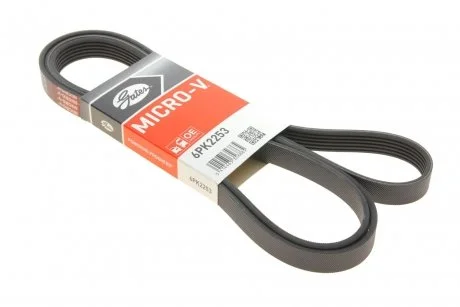 Пасок поліклиновий 6PK2250/2255 Gates 6PK2253