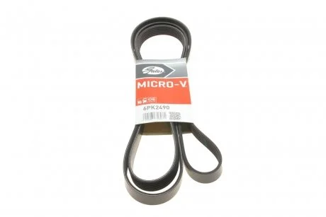 Поліклиновий ремінь Gates 6PK2490