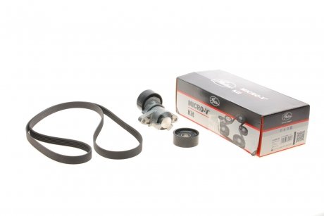 Ремкомплекты привода вспомогательного оборудования автомобилей Micro-V Kit Gates K015PK1750 (фото 1)