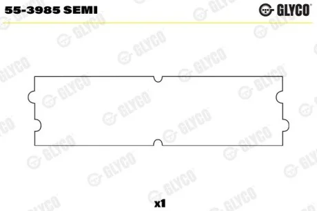 Втулка шатуна Berlingo/Partner/Scudo 2.0HDI GLYCO Glyco 55-3985 SEMI