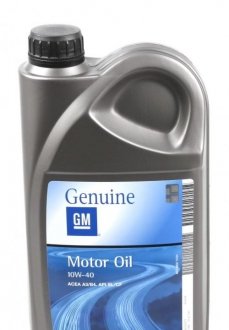 Масло моторное Semi Synthetic SAE 10W40 (2 Liter) GM 93165214