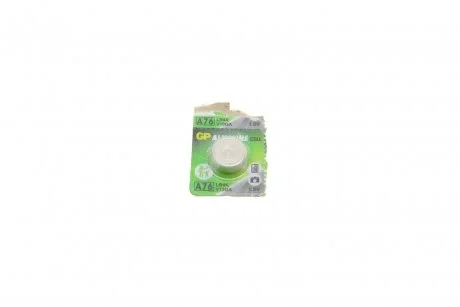 Батарейка дискова Alkaline button cell.1.5V. A76F-U10 GP 4891199015496