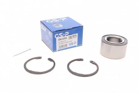 Подшипник передний (+ Стопорные кольца, шплинт) Opel Kadett 1.3-1.4 / Astra 92-98 / Vectra 1.4-1.6 GSP GK3256