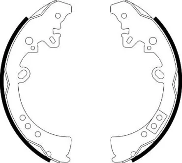 Гальмівні колодки зад. Hilux/Fortuner 2.4-4.0 05- Hella pagid 8DB355003-011 (фото 1)
