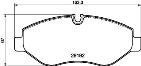 Колодки гальмівні комплект Hella pagid 8DB355005521