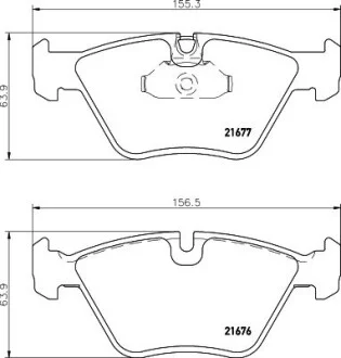 Тормозные колодки перед BMW 5 (E39) 2.0-3.5i 95-03 Hella pagid 8DB355007-961