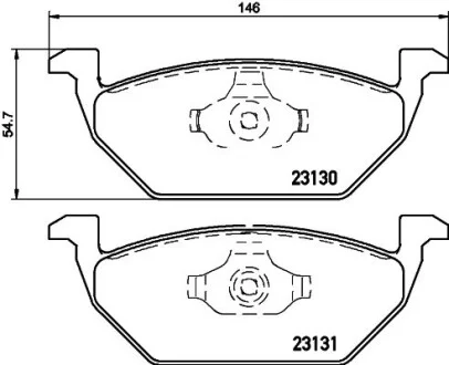 Колодки гальмівні комплект Hella pagid 8DB355008591