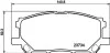 Тормозные колодки дисковые перед. Lexus RX 300 05.03- Hella pagid 8DB 355 010-071 (фото 1)