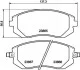 Тормозные колодки дисковые перед. Subaru Forester / Legacy 03- / Outback 04- AWD Hella pagid 8DB 355 010-211 (фото 1)