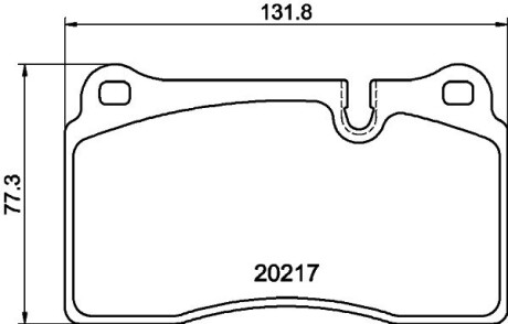 Гальмівнi колодки дисковi Landrover Range Rover 4.2 05- Hella pagid 8DB 355 013-201 (фото 1)