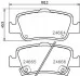 Гальмівні колодки дискові зад. Toyota Auris 1,4-2.2 D 06- Hella pagid 8DB355013-571 (фото 1)