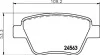 Тормозные колодки зад. Audi A3 / Seat Leon / Skoda Octavia, Superb, Yeti / VW Golf VI, Scirocco Hella pagid 8DB 355 014-021 (фото 1)