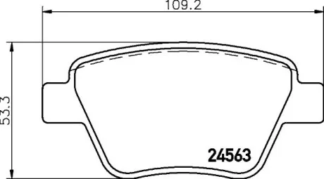 Тормозные колодки зад. Audi A3 / Seat Leon / Skoda Octavia, Superb, Yeti / VW Golf VI, Scirocco Hella pagid 8DB 355 014-021