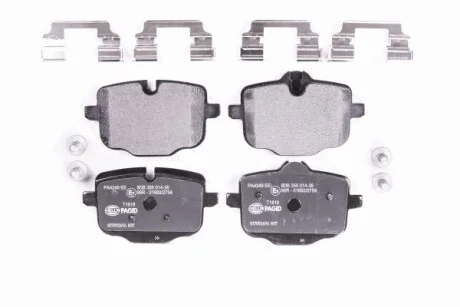 Тормозные колодки зад. BMW 535i / 550i / 535d 10- Hella pagid 8DB 355 014-361
