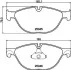 Гальмівні колодки перед. BMW 5(F10)/5(F11)/6(F12)/6(F13)6 GRAN COUPE 08- Hella pagid 8DB355015-251 (фото 1)
