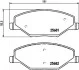 Колодки гальмівні передні Skoda Fabia 1.2-1.6D 01.07- Hella pagid 8DB 355 020-521 (фото 1)