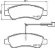 Гальмівні колодки дискові зад. Citroen Jumper Fiat Ducato Peugeot Boxer 2.2Hdi-3.0Hdi 14- Hella pagid 8DB 355 021-901 (фото 1)