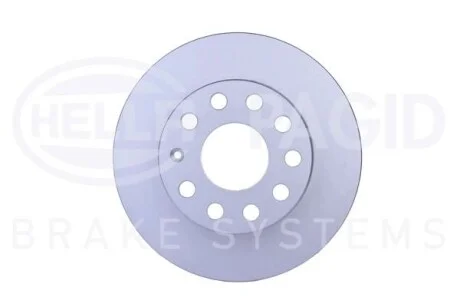 (260mm) Диск гальмівний зад. Skoda Octavia 04-/Caddy 04-/Golf 03-/Jetta 05-/Touran 03- Hella pagid 8DD 355 109-641