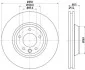 Диск гальмівний перед. прав. Audi Q7 3.0TDI / Porsce Cayenne / VW Touareg 3.0TDI-6.0TDI 09.02- Hella pagid 8DD 355 109-781 (фото 4)