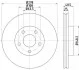 Диск тормозной перед. Ford Focus II 04-/ C-Max 03-/Volvo S40/V50 04- (278 X 25) Hella pagid 8DD 355 112-171 (фото 4)