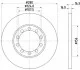 Диск тормозной зад. Ford Transit 2.2 TDCi 06- Hella pagid 8DD 355 113-291 (фото 4)