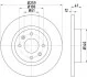 Тормозной диск перед. Sandero/Logan/Twingo/Fortwo 96- 0.9-1.6 (PRO) Hella pagid 8DD355115-271 (фото 4)