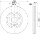 Тормозной диск передний Ford Mondeo / Galaxy / S-Max 07-> Hella pagid 8DD 355 116-221 (фото 1)