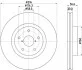 Тормозной диск передний Subaru Tribeca 06- Hella pagid 8DD 355 116-361 (фото 4)