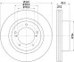 Гальмівний диск перед. Lexus LX570/Toyota Land Cruiser VII (J200) 4.5TD 08- Hella pagid 8DD355116-551 (фото 4)