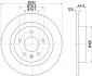Тормозной диск Opel Astra, Zafira, 10- Hella pagid 8DD 355 116-601 (фото 4)