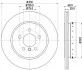 Тормозные диски (High Carbon) задние BMW 5 F10 Hella pagid 8DD 355 120-671 (фото 4)