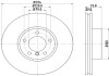 Диск тормозной перед. Bmw 5 (E39) 3.0-4.0 + Diesel 98-04 Hella pagid 8DD 355 127-621 (фото 4)