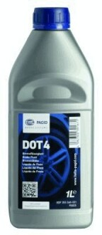 Тормозная жидкость DOT4, 1L Hella pagid 8DF 355 360-021