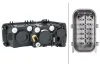 Фара Прав (H1/H7/P21W, ручн, включає денні ходові вогні, колір відбивача: хром, колір повороту: прозор) DAF LF 05.13- HELLA 1EJ011287141 (фото 2)