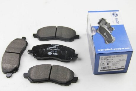 Колодки гальмівні дискові; передня вісь HELLA 8DB355009671