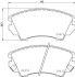 Гальмівні колодки дискові передні Opel Insignia 08- (середина диску 321mm) / (17 ") HELLA 8DB 355 013-041 (фото 1)