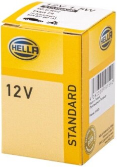 Автолампа Behr BAX BX8,4d 1,5 W прозрачная HELLA 8GA007997-141