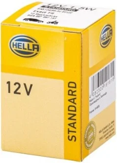 Лампа розжарювання, 12V 1,5W B 8,5d бежевий HELLA 8GA007997-161