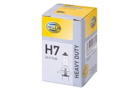 Лампа розжарювання H7 24V 70W PX 26d HELLA 8GH007157241