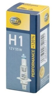 Автолампа Behr H1 P14,5s 55 W HELLA 8GH223498-011