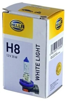 Лампа H8 12V 35W PGJ 19-1 WHITE LIGHT 4200K HELLA 8GH223498-141