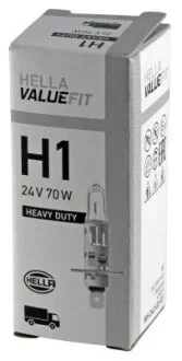 Лампа VALUEFIT H1 24V 70W P14,5S STANDARD HELLA 8GH 242 632-021