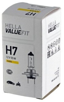 Лампа накаливания VALUEFIT, H7 12V 55W PX 26d HELLA 8GH 242 632-121 (фото 1)