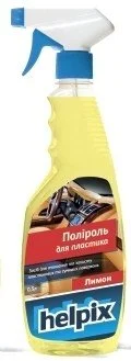 Поліроль для пластику та вінілу Prof (Лимон) (пляшка Helpix 4823075801312