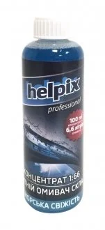 Омивач скла літній концентрат 1:6,6л 100ml море Helpix 4823075802852