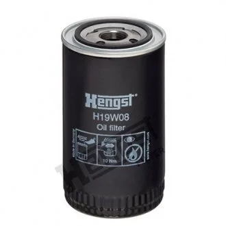 Фильтр масляный DAF F1000, FORD CARGO (TRUCK) HENGST FILTER H19W08 (фото 1)