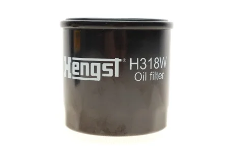 Фильтр масляный Chevrolet Aveo 1.2 08- HENGST FILTER H318W