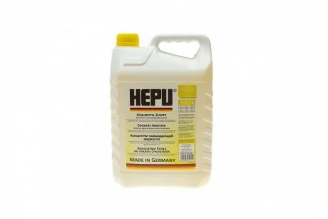 Антифриз G11 FULL YELlower, 5л HEPU P999-YLW-005