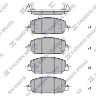 Колодки гальмівні передні Hi-Q (SANGSIN) SP4176