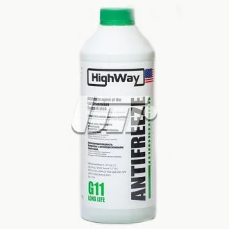 Антифриз-концентрат G11 (Зелений) 1,5 л (-80C) HighWay 10024